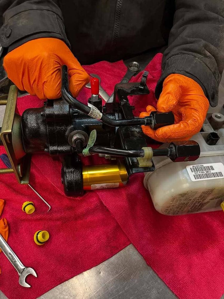 Wheel and tire installation at MGM Vehicle Services, Anchorage, AK